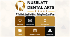 Desktop Screenshot of nusblattdental.com