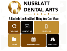 Tablet Screenshot of nusblattdental.com